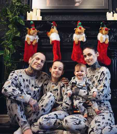 Monami celebrating christmas